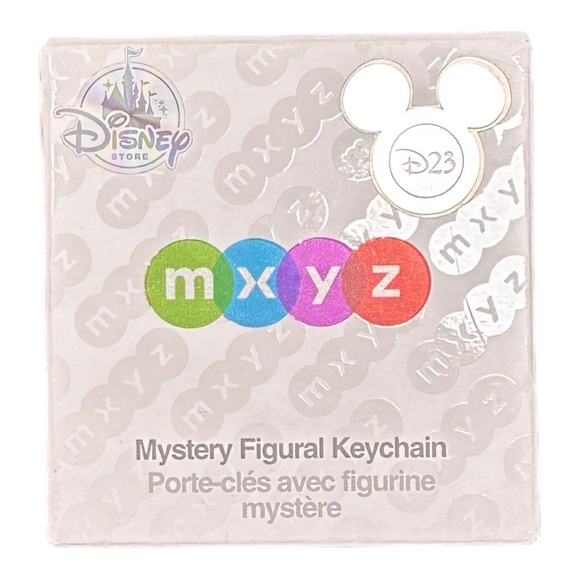 2017 Disney D23 EXPO Exclusive MXYZ Mystery Figural Vinyl Keychain SEALED BOX - Picture 1 of 2